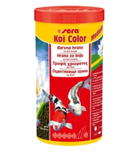 Снимка на Sera Koi Color -Храна за риби Кои, за подсилване на цветовете 3800 мл.