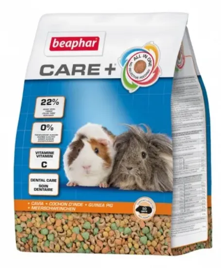 Снимка на Beaphar Care + Super Premium -Премиум храна за морски свинчета 1.5 кг.