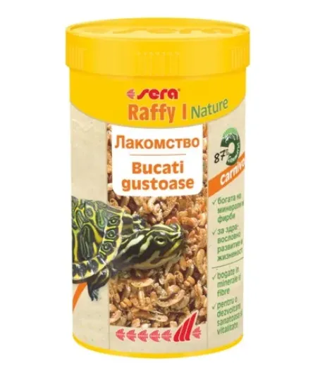 Снимка на Sera Rafi I Nature - Основна храна за костенурки 250 мл.