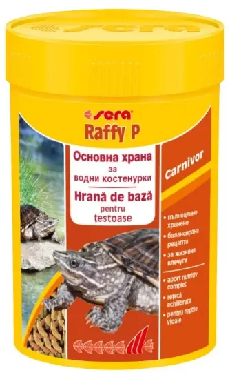 Снимка на Sera Raffy P-Основна гранулирана храна за костенурки 1000 мл.