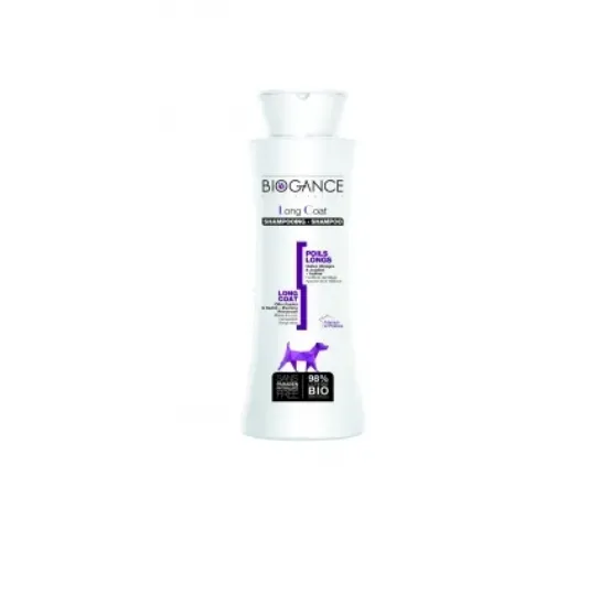Снимка на Biogance Long coat shampoo -Шампоан за дългокосмести кучета 250 мл.