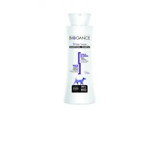 Снимка на Biogance White snow Shampoo - Шампоан за кучета с бяла козина 250 мл.