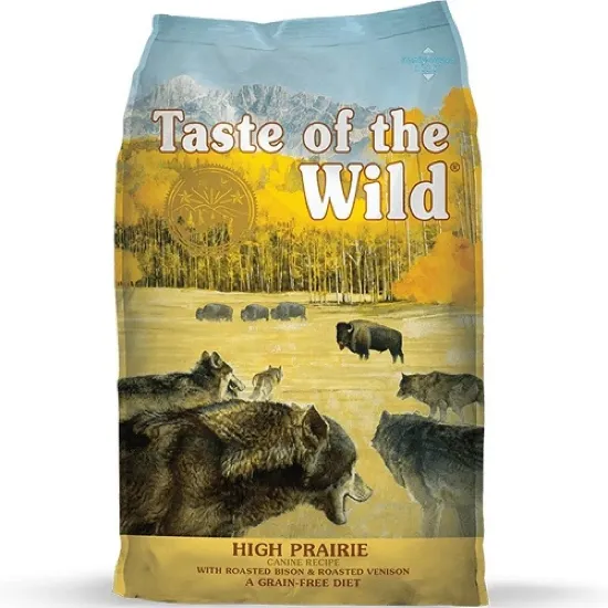 Снимка на Diamond Wild High Prairie Canine Recipe With Roasted Bison&Roasted -Суха храна за израснали кучета с бизонско и еленко месо-12,2кг