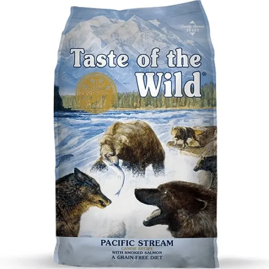 Снимка на Diamond Pacific Stream Canine Recipe With Smoked Salmon -Суха храна за израснали кучета с месо от пушена сьомга-12,2кг.
