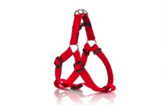 Снимка на Pet Interest XS- Нагръдник за кучета, изкуствена лента 1.0/26-40 см - червен
