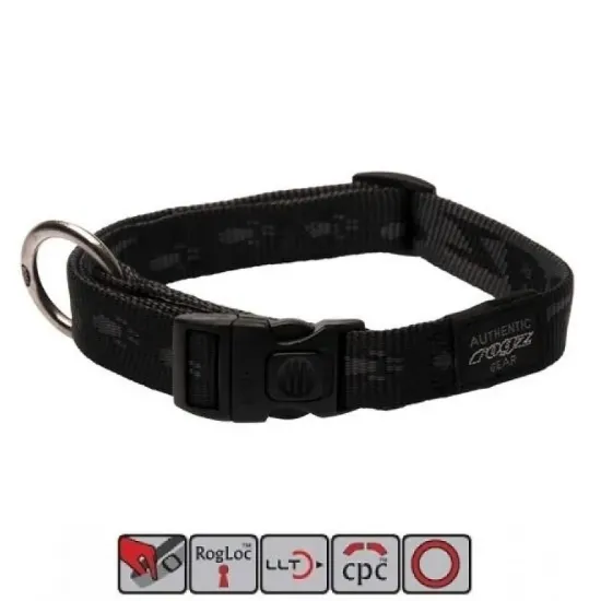 Снимка на Rogz Fancy Dress Collar Medium - Нашийник за кучета 16мм/-26-40 см. черен