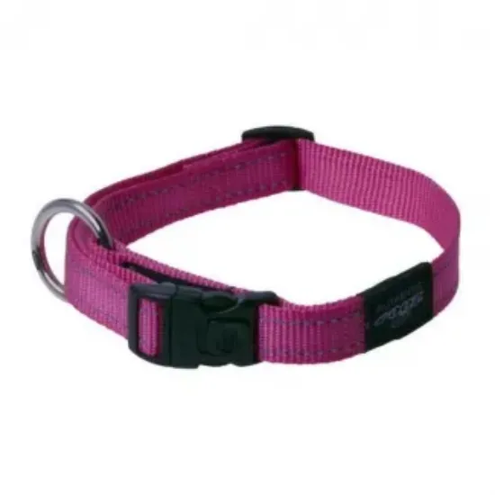Снимка на Rogz Pink Collar Large - Светлоотразителен нашийник за кучета ,20мм/ 34 – 56 см. розов