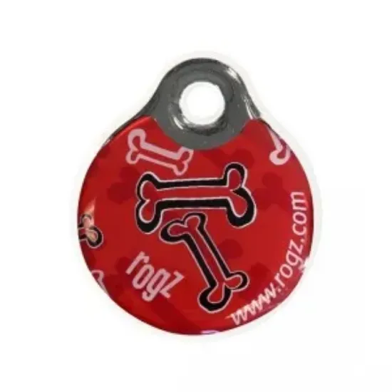 Снимка на Rogz Id-Tagz Red Paw Small - Адресник за кучета - Ø27 мм. червен