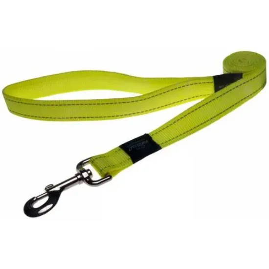 Снимка на Rogz leash lead Large - Светлоотразителен повод за кучета - 2.0 см./ 1.4 метра жълт