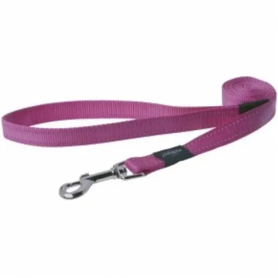 Снимка на Rogz leash lead Large - Светлоотразителен повод за кучета - 2.0 см./ 1.4 метра розов
