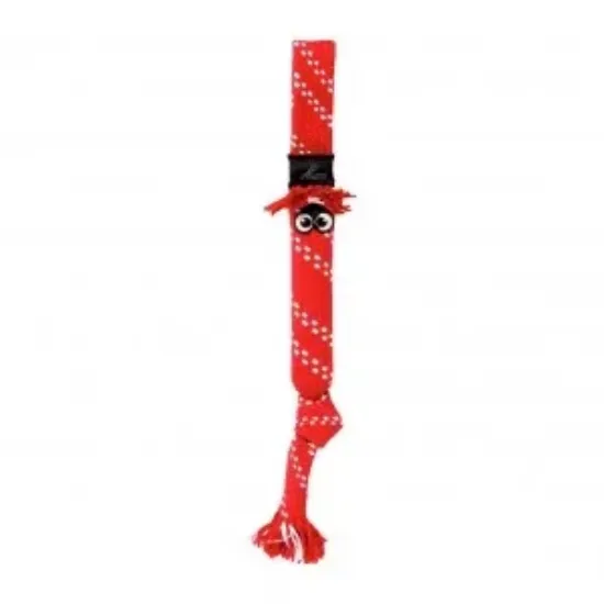 Снимка на Rogz Scrubz Medium - Кучешка играчка , въже за дърпане 44 см. червена