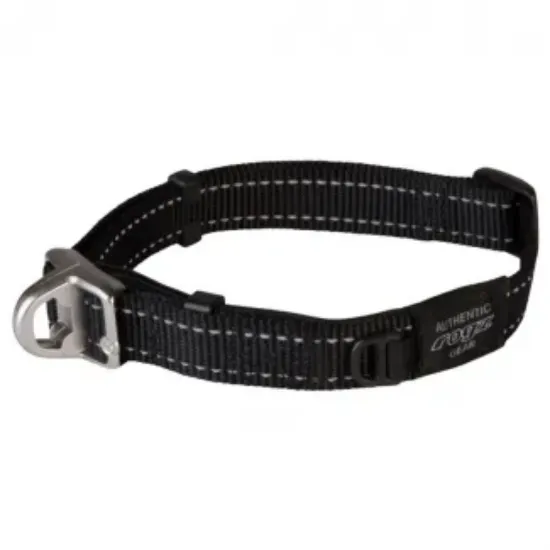 Снимка на Rogz Safety Collar Quick Release Magnetic Collar L -Магнитен светлоотразителен нашийник за кучета 33 - 48 см. / 20 мм. черен