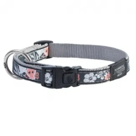 Снимка на Rogz Fancy Dress Collar XLarge - Нашийник за кучета, на цветя 25мм/-43-70 см. черен