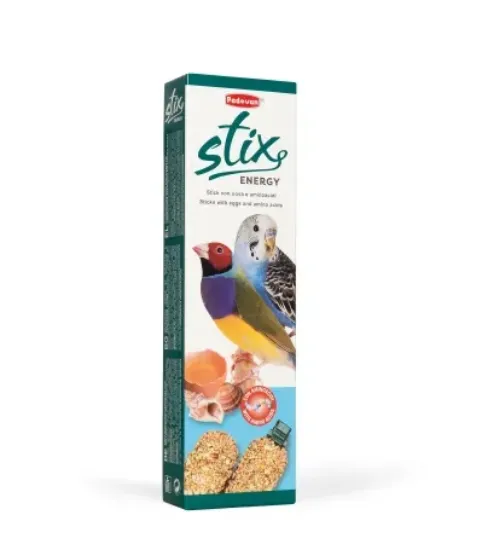 Снимка на Padovan Stix energy cocorite ed esotici - Допълнителна храна за папагали ,крекер с яйце 80 гр.