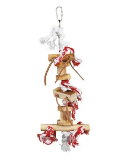 Снимка на Trixie Wooden toy - Дървена играчка за папагали 35 см.