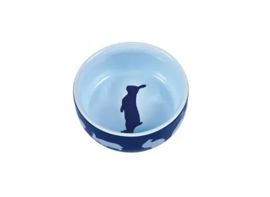 Снимка на Trixie bunny Bowl - Керамична купа за храна и вода за зайци 250 мл/ø 11 см.