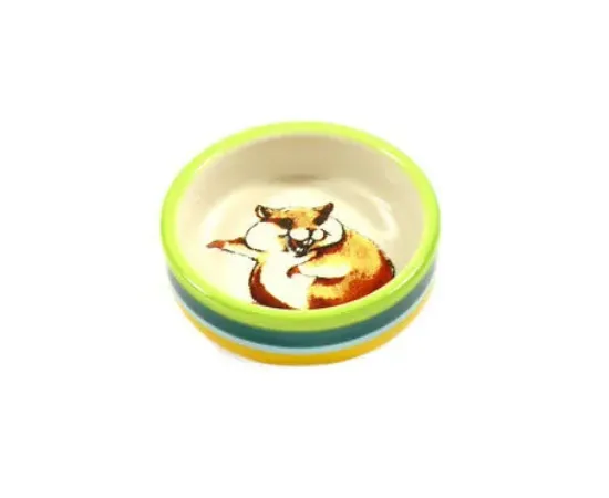 Снимка на Trixie Hamster Bowl - Керамична купа за храна и вода за хамстери - 80 мл/ø 8 см.