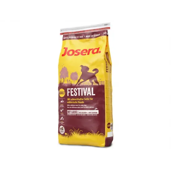 Снимка на Josera Festival Adult With Chicken and Salmon - Суха храна за израснали кучета с пилешко месо и сьомга 900 гр.