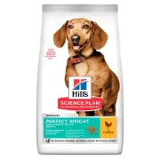 Снимка на Hill's Science Plan Perfect Weight Small & Mini Adult - Пълноценна суха храна за намаляване и поддържане на теглото ,с пилешко за кучета от малките породи над 1 год., 1.5 кг. 1