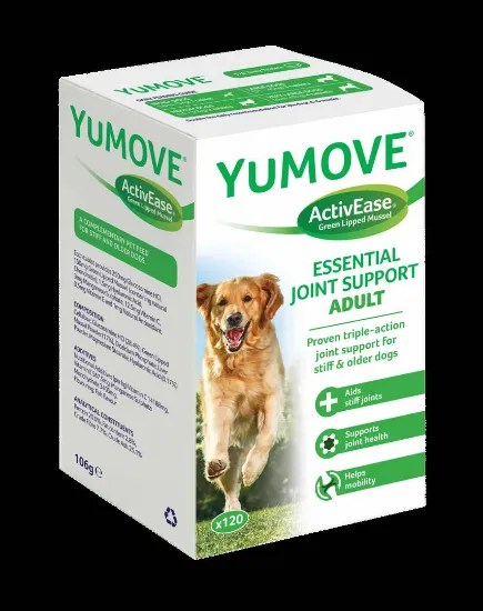 Снимка на Lintbells YuMove Dog –Висококачествена добавка за кучета , овкусени таблетки за стави с екстракт от зеленоуста мида 120 таблетки
