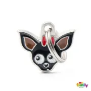 Снимка на My Family Dog Tag - Ръчно изработен адресник , Chihuahua Dog за кучета 2.5 см/ 2.2 см. 1