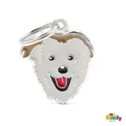 Снимка на My Family Dog Tag - Ръчно изработен адресник , Mixed Dog за кучета 2.5 см/ 2.5 см. 1