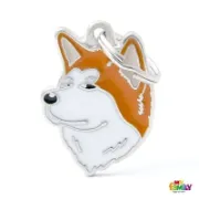 Снимка на My Family Dog Tag - Ръчно изработен адресник ,Shina Inu Dog за кучета 3.2 см/ 2.5 см. 1