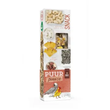 Показвай детайлите за Witte Molen Puur Sticks Pineapple & Peanut - Премиум лакомство за папагали, крекери с ананас и фъстъци 140 гр. 1 - MyPetShop.bg Снимка на Witte Molen Puur Sticks Pineapple & Peanut - Премиум лакомство за папагали, крекери с ананас и фъстъци 140 гр. 1