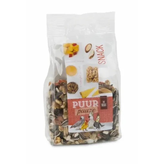 Снимка на Witte Molen Puur Gourmet Snack- Премиум лакомство за папагали, снакс с плодове и ядки 200 гр.