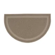 Снимка на Duvo Plus Cat Litter Mat Half-Round - Котешка постелка за пред тоалетната 60x37 см. сива 1