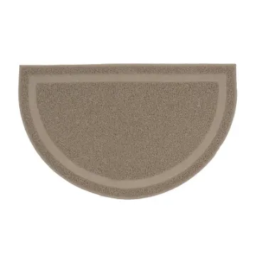 Показвай детайлите за Duvo Plus Cat Litter Mat Half-Round - Котешка постелка за пред тоалетната 60x37 см. сива 1 - MyPetShop.bg Снимка на Duvo Plus Cat Litter Mat Half-Round - Котешка постелка за пред тоалетната 60x37 см. сива 1