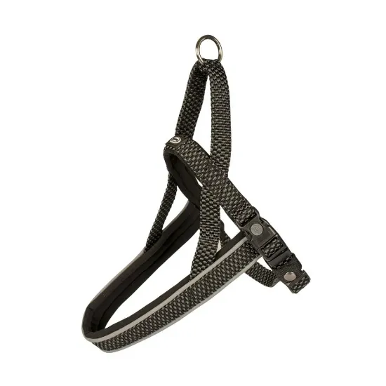 Снимка на Duvo Plus East Harness Nylon - Регулируем нагръдник за кучета 50-65 см./20 мм. черен