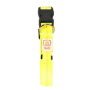 Снимка на Duvo Plus Halsband Nylon Licht USB - Светещ нашийник за кучета ,зареждане с USB,видимост 500м,обиколка от 40 до 55 см./2,5см. неоново жълт 1