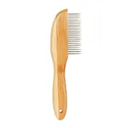 Снимка на Duvo Plus Detangling Comb - Бамбуков гребен с 21 зъбци за разплитане, за кучета и котки със средно дълъг косъм 21 см. 1