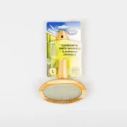 Снимка на Duvo Plus Slicker Brush - Бамбукова чета за кучета и котки, за гъста, дълга или къдрава козина 19.5 /12 см. 2