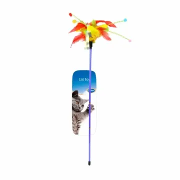 Показвай детайлите за Duvo Plus Playing Rod With Feathers - Котешка играчка - въдица с перо 62x3x1,5 см. Снимка на Duvo Plus Playing Rod With Feathers - Котешка играчка - въдица с перо 62x3x1,5 см.