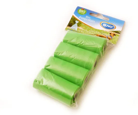 Снимка на Duvo Plus Dog Waste Bags Bio - Хигиенни торбички за кучета 4х 20