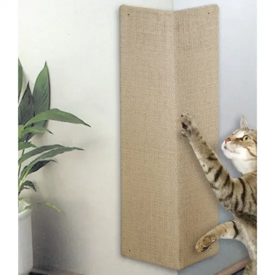 Снимка на Duvo Plus Sisal Corner Scratching Plank - Ъглова драскалка за котки 52,5x28 см.