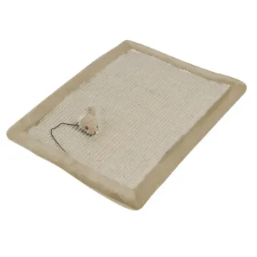 Показвай детайлите за Duvo Plus Comfort Scratching Mat - Драскалка за котки с плюшена мишка за игра 50/32 см. Снимка на Duvo Plus Comfort Scratching Mat - Драскалка за котки с плюшена мишка за игра 50/32 см.