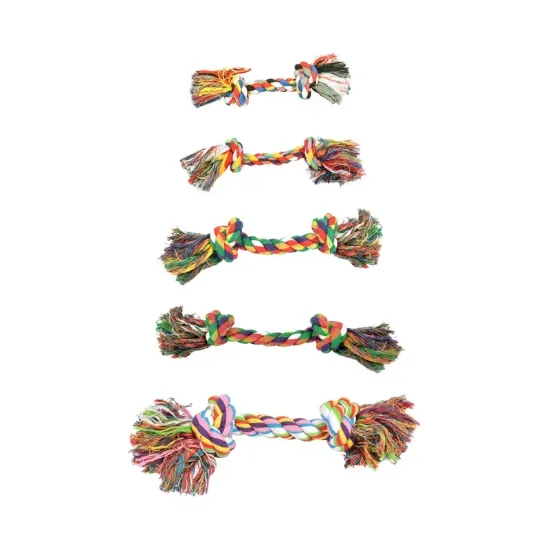 Снимка на Duvo Plus Tug Toy Knotted Rope - Кучешка играчка - въже за дърпане и дъвчене , 20 см.