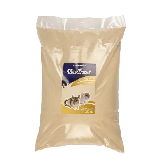 Снимка на Duvo Plus Witte Molen Top Fresh Bathing Sand - Натурален обезпрашен пясък за тоалетна за чинчила 3 кг.