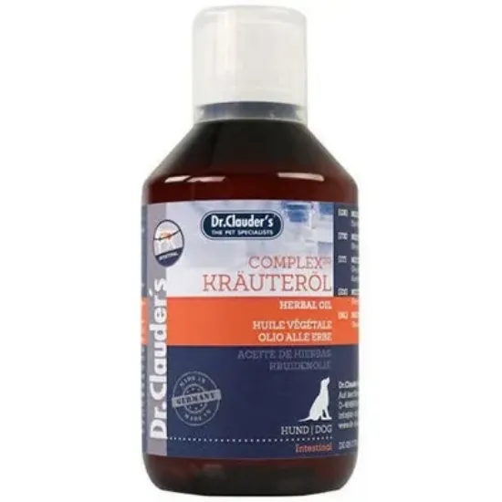 Снимка на Dr. Clauder's Dog Complex 20 - HERBAL OIL - Масло с комплекс от 20 билки за кучета за имунитет и жизненост 250 мл.
