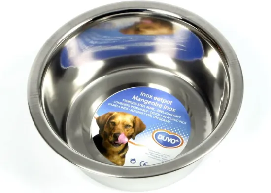 Снимка на Duvo Plus Feeding Bowl - Метална купа за храна и вода за кучета 2800 мл. 25 см.