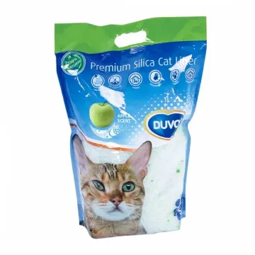 Показвай детайлите за Duvo Plus Cat litter Premium Silica - Премиум силиконова тоалетна за котки с аромат на ябълка 5л. Снимка на Duvo Plus Cat litter Premium Silica - Премиум силиконова тоалетна за котки с аромат на ябълка 5л.