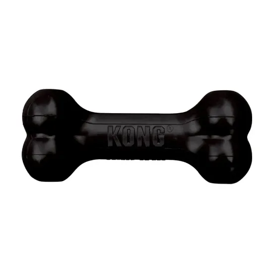 Снимка на Kong Goodie Bone Large - Кучешка играчка - кокал за дъвчене с място за слагане на лакомства ,черен