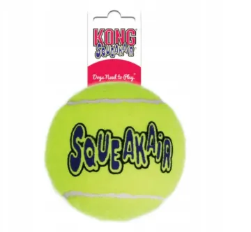 Показвай детайлите за Kong Squeaker Tennis Ball Medium - Тенис топка за кучета с пискюл 6 см. 1 - MyPetShop.bg Снимка на Kong Squeaker Tennis Ball Medium - Тенис топка за кучета с пискюл 6 см. 1