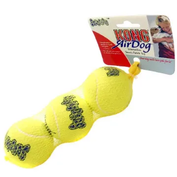 Показвай детайлите за Kong Squeaker Tennis Balls Medium - Тенис топки за кучета с пискюл 6 см. 3 броя 1 - MyPetShop.bg Снимка на Kong Squeaker Tennis Balls Medium - Тенис топки за кучета с пискюл 6 см. 3 броя 1