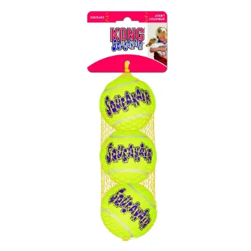 Показвай детайлите за Kong Squeaker Tennis Air Ball Small - Тенис топка за кучета с пискюл 5 см. 3 броя 1 - MyPetShop.bg Снимка на Kong Squeaker Tennis Air Ball Small - Тенис топка за кучета с пискюл 5 см. 3 броя 1