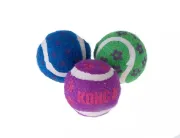 Снимка на Kong Cat Tennis Balls - Тенис топки със звънче за котки 3 броя 1