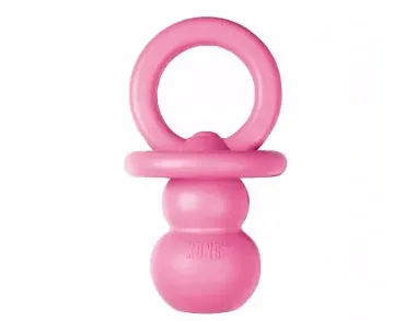 Показвай детайлите за Kong Puppy Binkie Medium - Гумен биберон за дъвчене , за подрастващи кучета от средни породи, успокояващ венците 1 - MyPetShop.bg Снимка на Kong Puppy Binkie Medium - Гумен биберон за дъвчене , за подрастващи кучета от средни породи, успокояващ венците 1